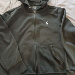 Polo Ralph Lauren Black Zip-Up Sweater